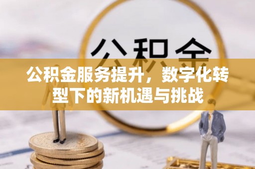 沁阳公积金服务提升，数字化转型下的新机遇与挑战