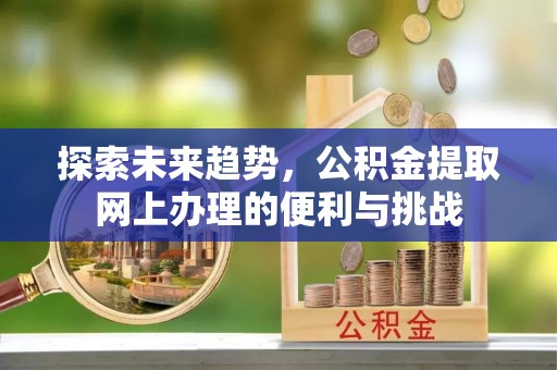 沁阳探索未来趋势，公积金提取网上办理的便利与挑战